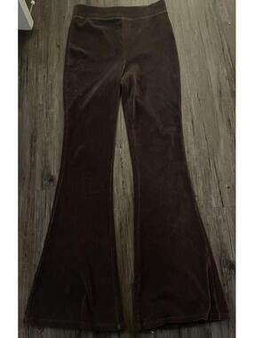 Y2K Aeropostale Flare Leg Brown Ribbed Corduroy Pants Sz M